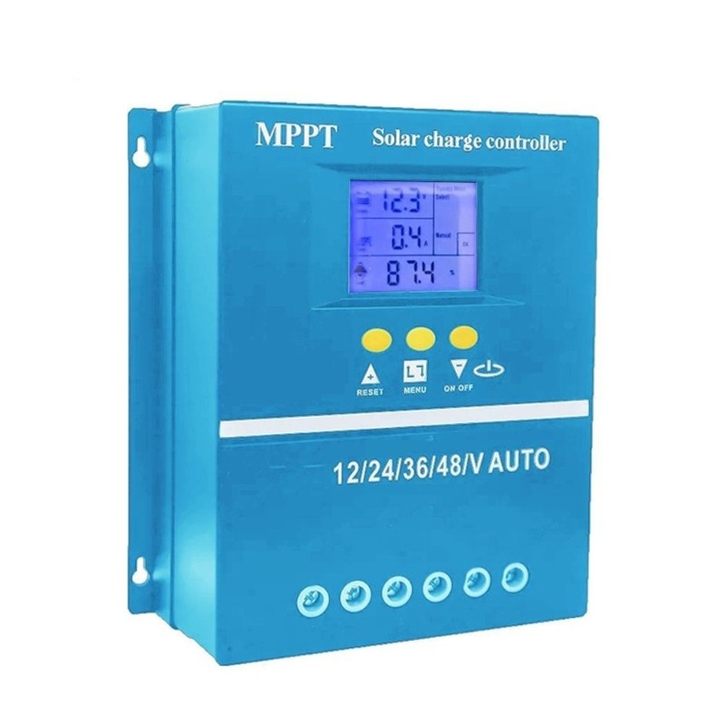 High Capacity Solar Charge Controllers ABS Multiple Battery Support LCD
