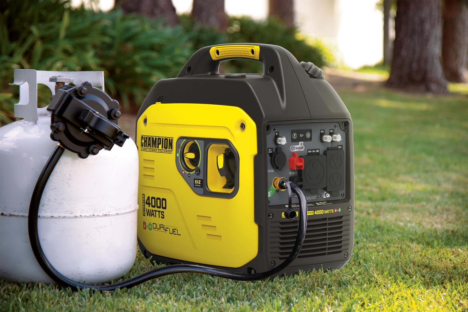 4000-Watt RV Ready Portable Inverter Generator with Quiet Technology and 3 Year
