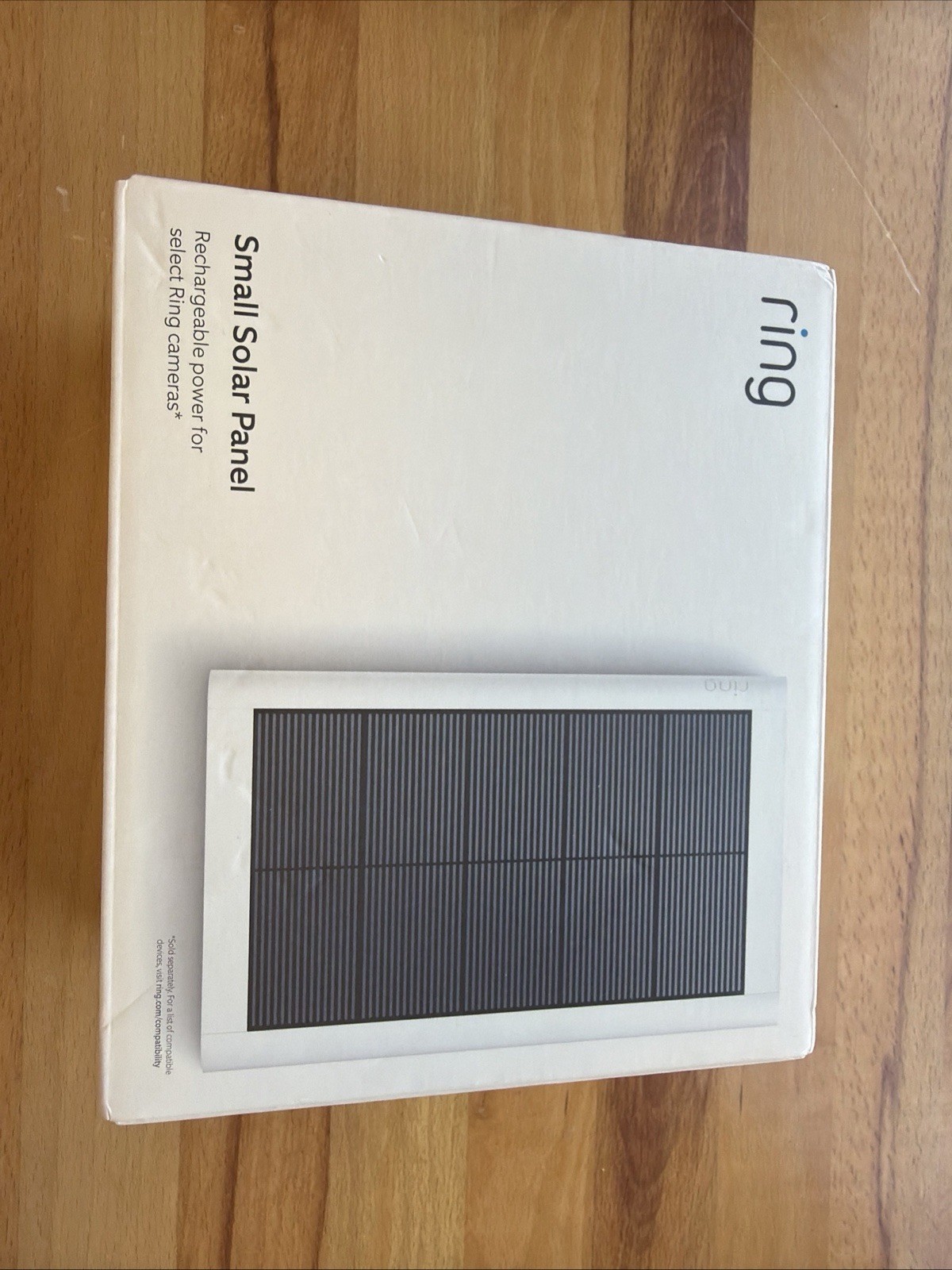 Ring Small Solar Panel 1.9W for Outdoor Camera White With Flexible Mount