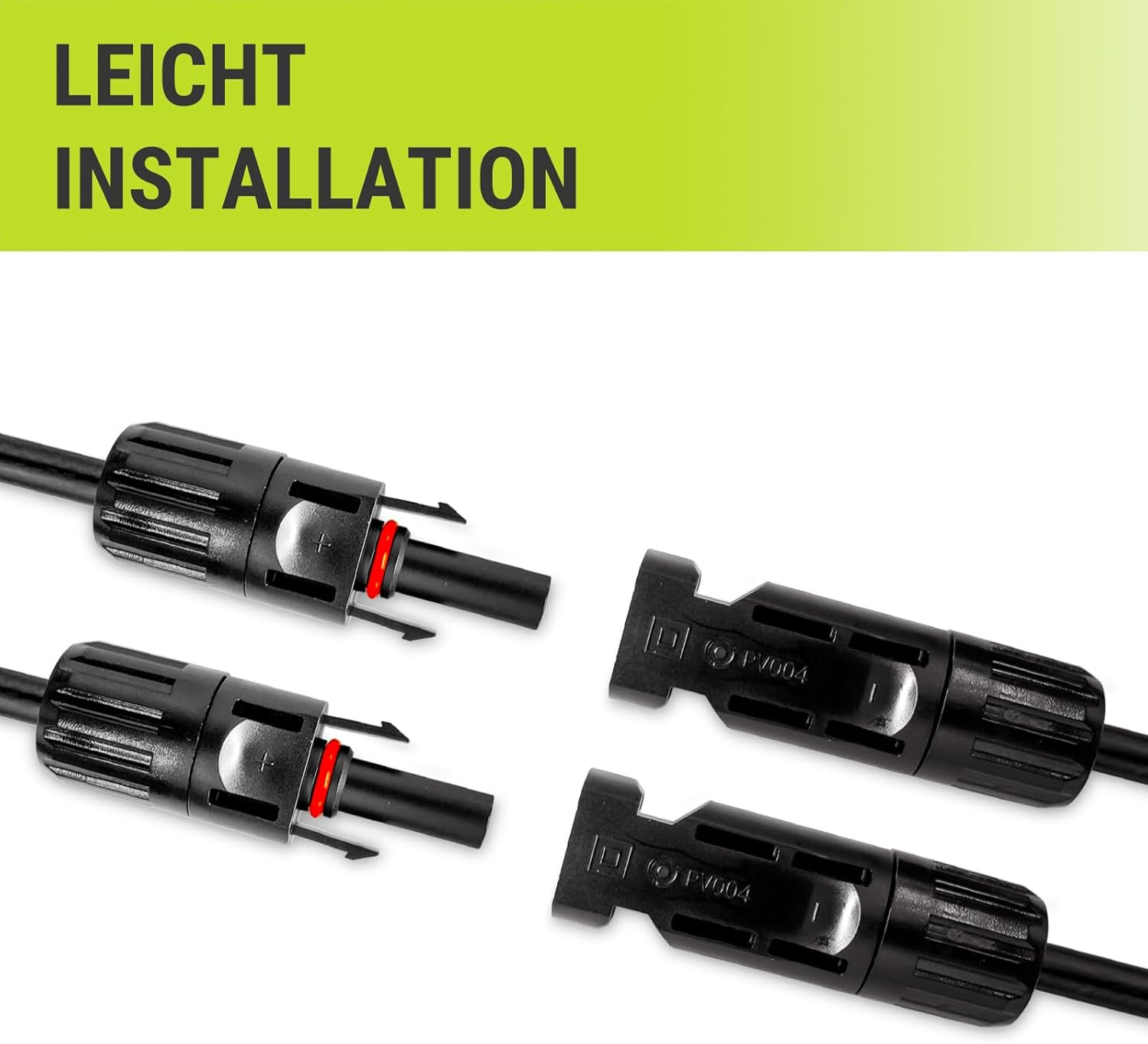 Solar Branch Connector 2 to 1 Y Cable Adaptor Connector Kit for Solar Panel Plug