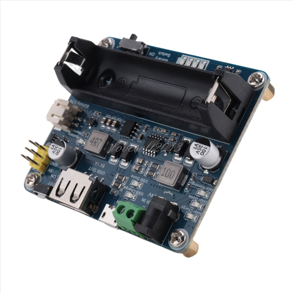 6~24V Solar Panel Power Management Module Support MPPT 850mAh Li-ion Battery