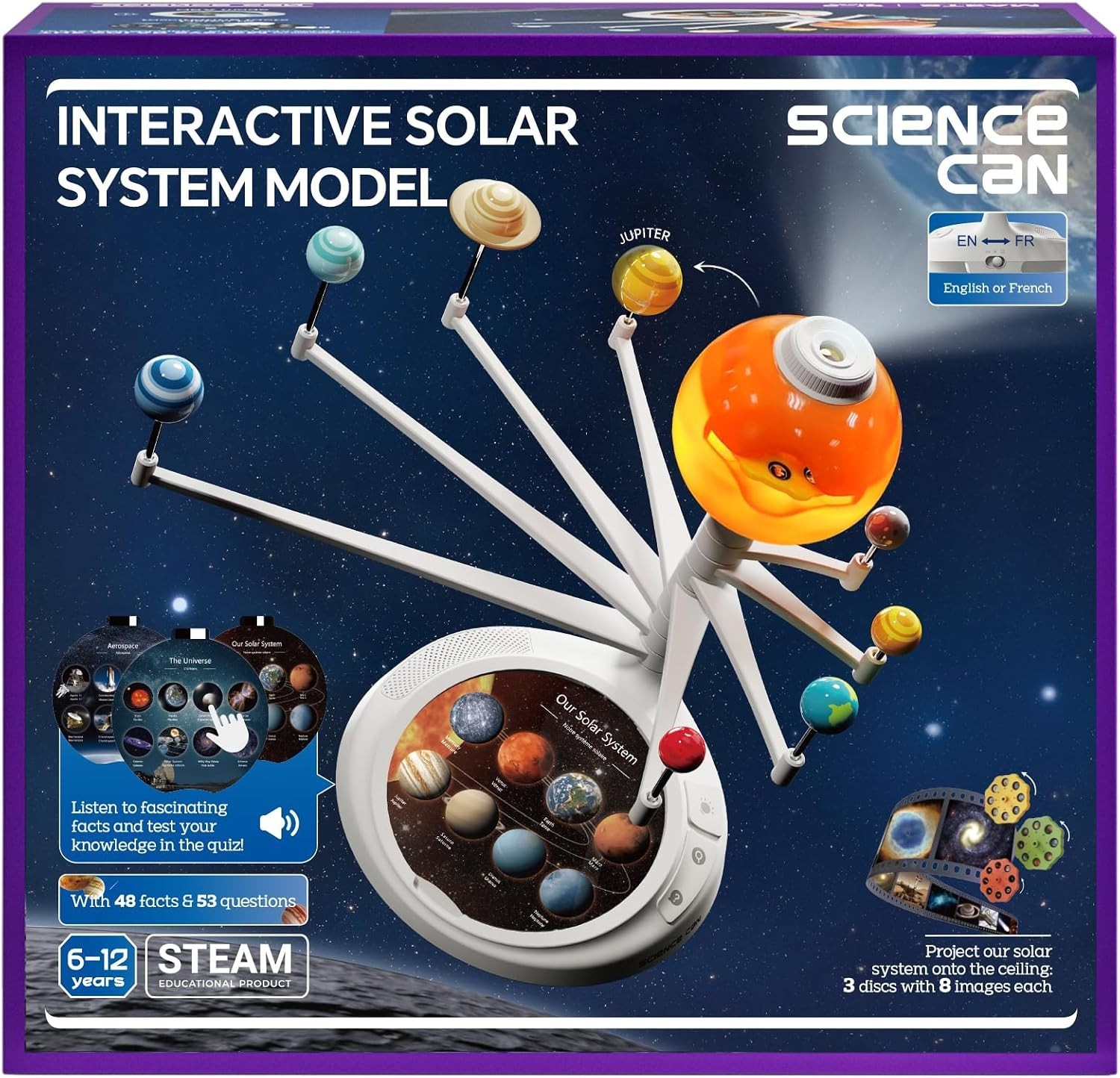 Fun Interactive STEM Planetarium Projector