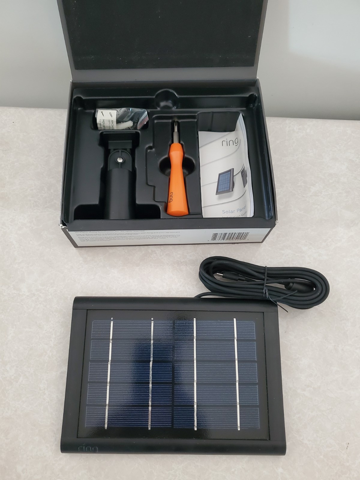 Ring Solar Panel Model: Solar Panel V2 – Black