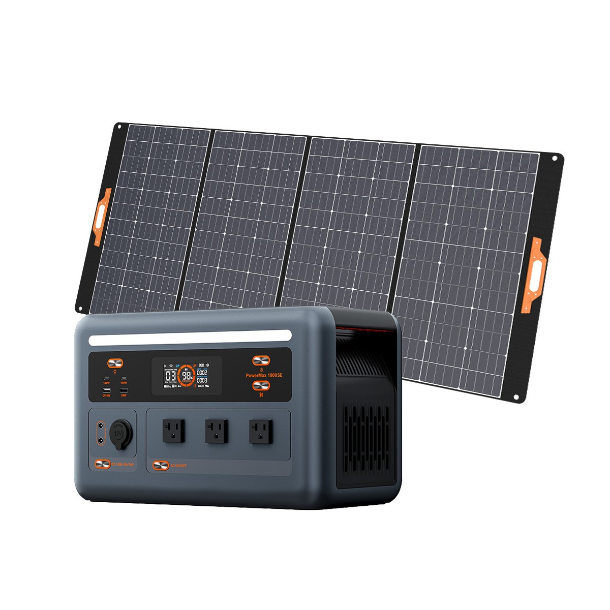 Blackview OSCAL PowerMax 1800W Portable Power Station 1024Wh + 400W Solar Panel