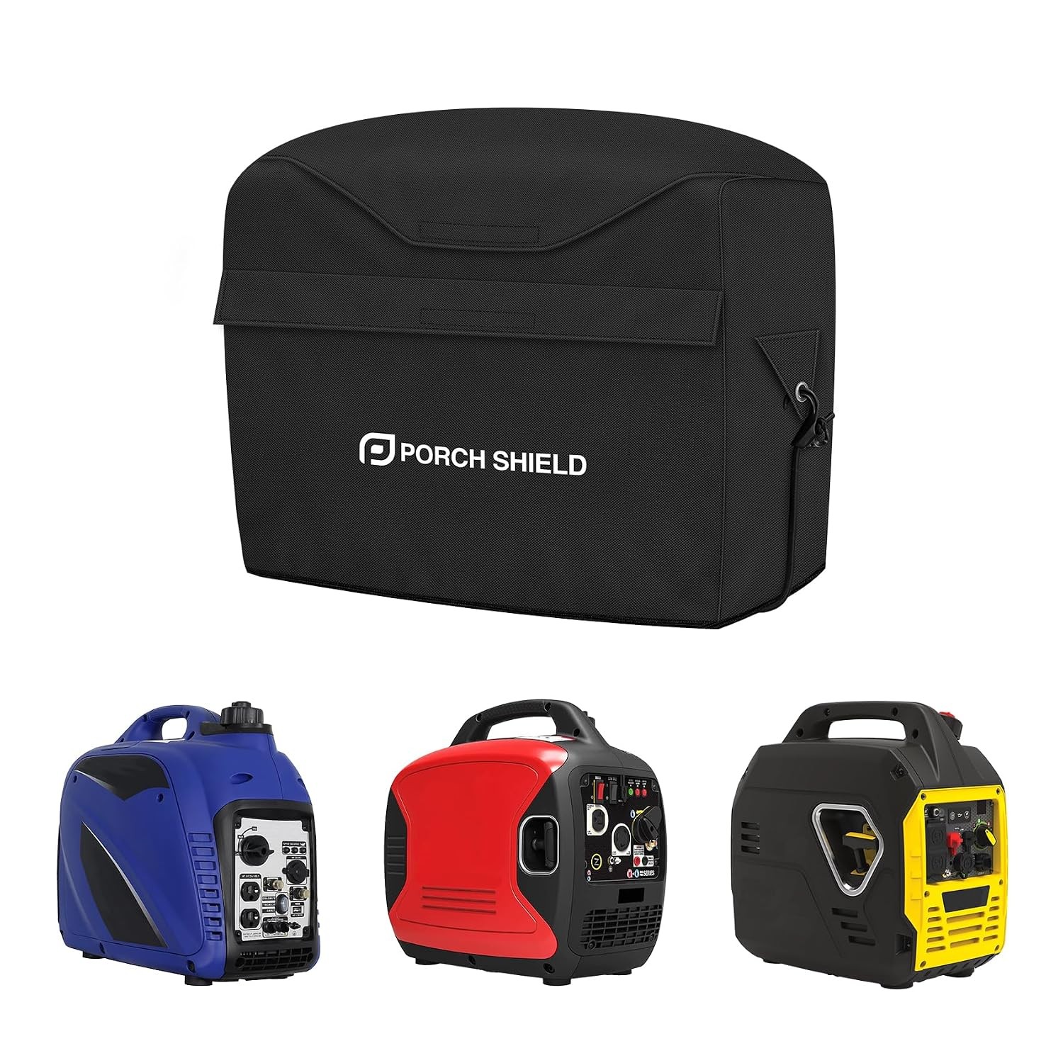 Inverter Generator EU1000 Cover Black Outdoor Porch Shield Generator Cover