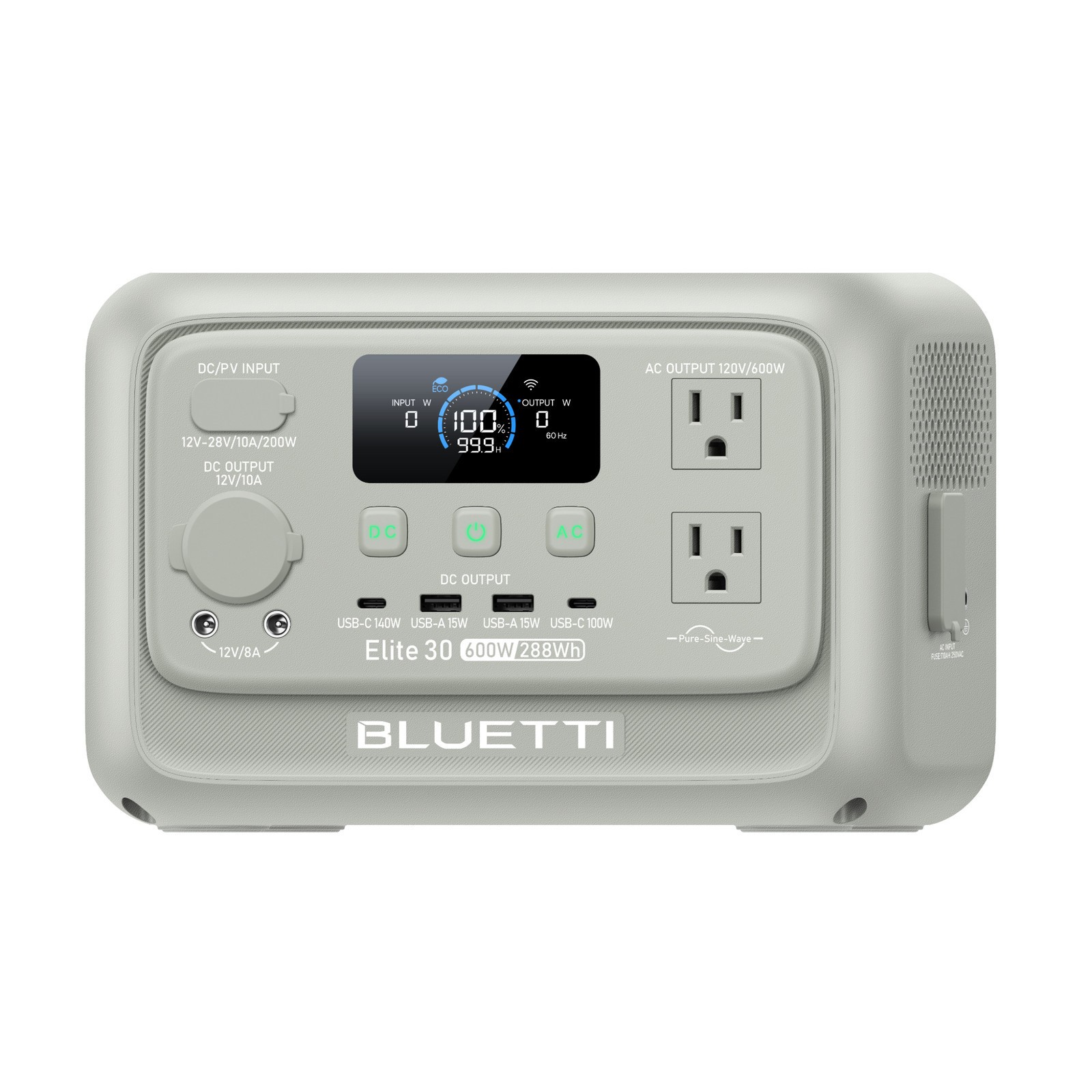 BLUETTI Elite 30 V2 600W 288Wh Portable Power Station for Camping/Road Trip