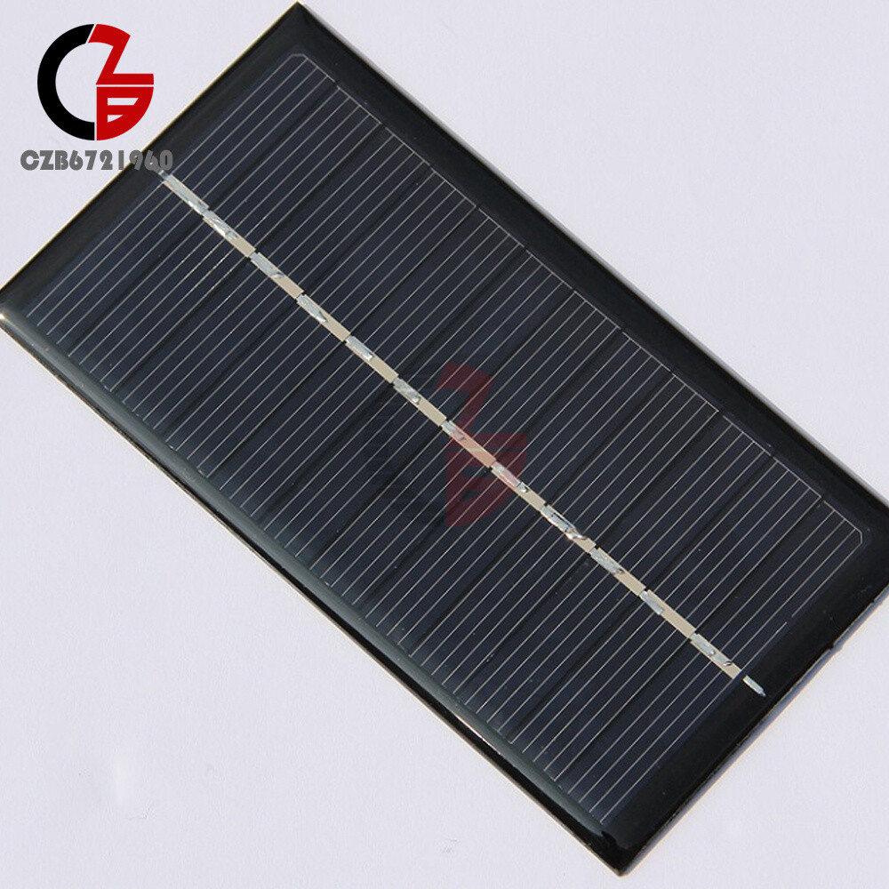 Mini Mono Solar Panel Small Solar Cell PV Module Charger 0.5V/2V/5V/6V/9V/12V