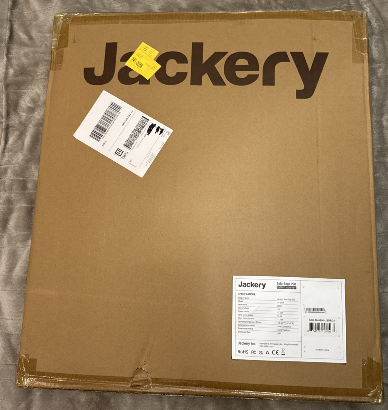 Solar Panel Jackery SolarSaga 200W Portable Solar Panel New