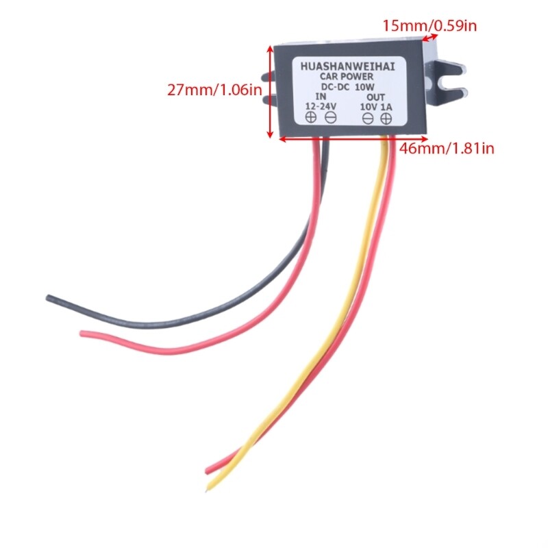 12V 24V to 10V 1A Step Down 24V-10V 1A Buckk Converters Truck Car Supply