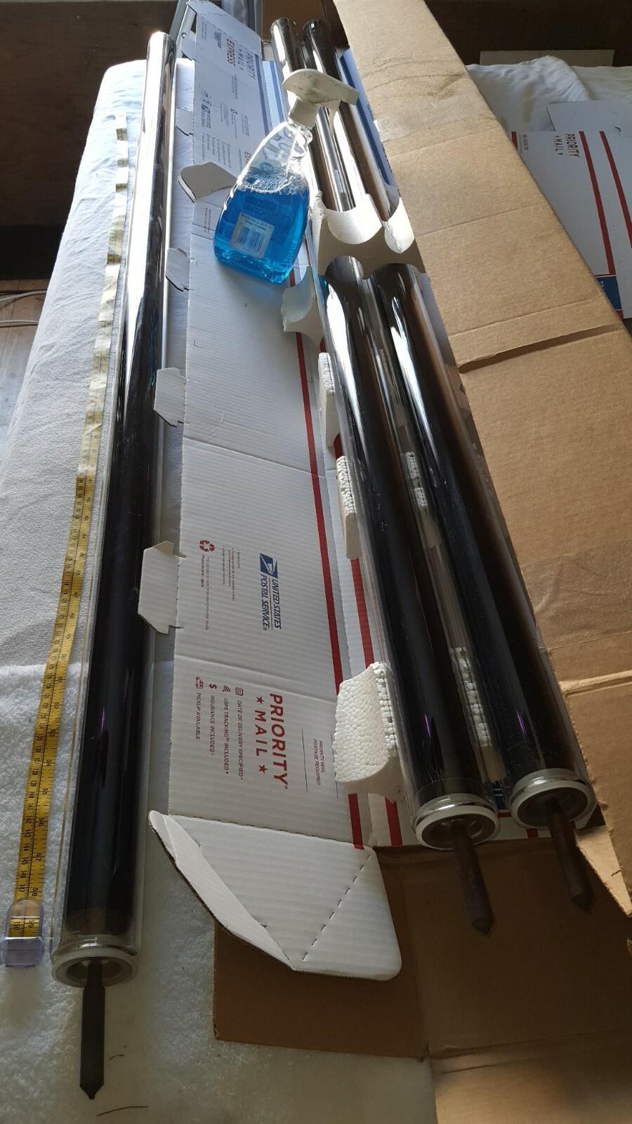 1 Evacuated Solar Vacuum Tube 1800mm 6 ft+copper conductor heat pipe PICKUP-ONLY
