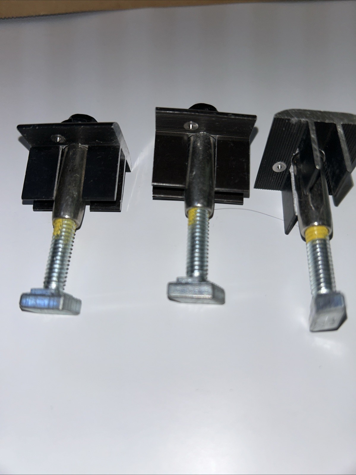 (4) UniRac Solar Mid Clamps Universal 24-47mm .94″-1.85″ Dark 302045D