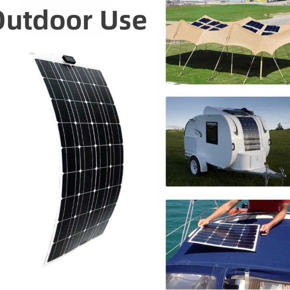 Dual USB 20W Flexible Solar Panel Monocrystalline for For roof or Camping