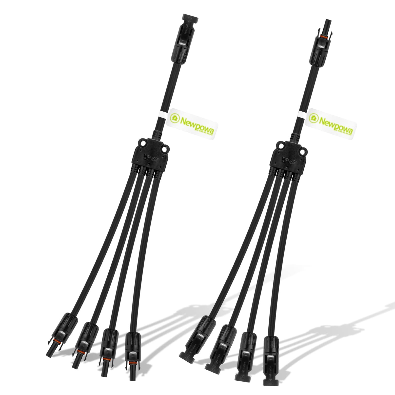 1 To 4 Y Solar Panel Connectors Parallel Branch Connector Cable Wire For Solar P