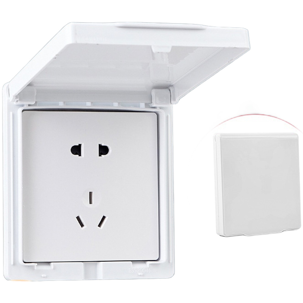For 86mm Waterproof Junction Box Cover for Bathroom Kitchen Dustproof Design