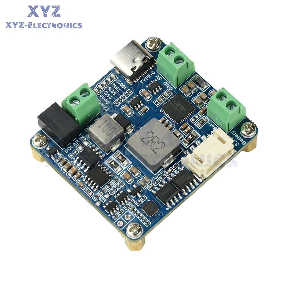 6-24V Solar Panel Power Management Module 5V 3A Supports MPPT, PD QC FCP SFCP