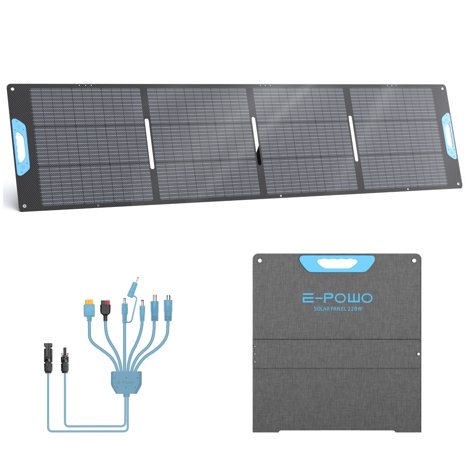 220W Solar Panel kit USB XT60 for Anker SOLIX C2000 Gen 2 Portable Power Station