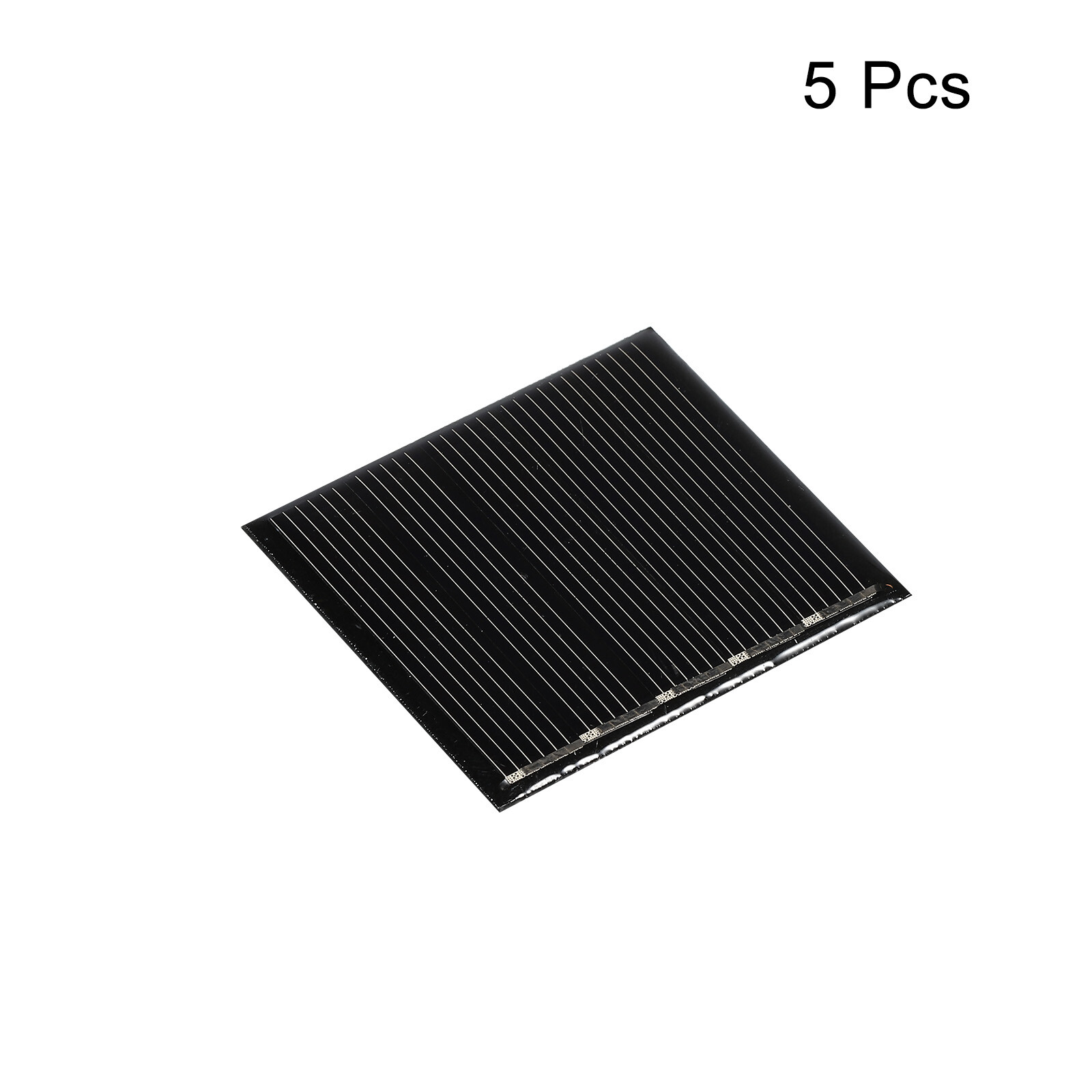 Mini Solar Panel Cell 2.5V 80mA 0.2W 48.5mm x 42.5mm for DIY Project Pack of 10
