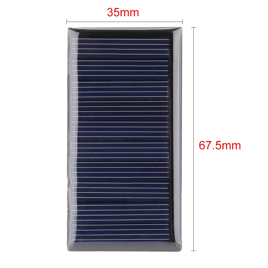 5 Pcs 5V 60mA Poly Mini Solar Cell Panel Module DIY 68mm x 37mm