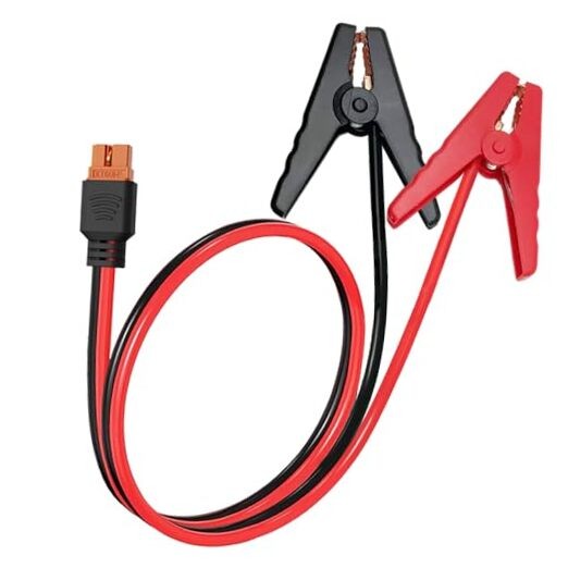 XT60i to Alligator Clips Terminal Cable, More Than 8A, 10AWG Extension 2FT