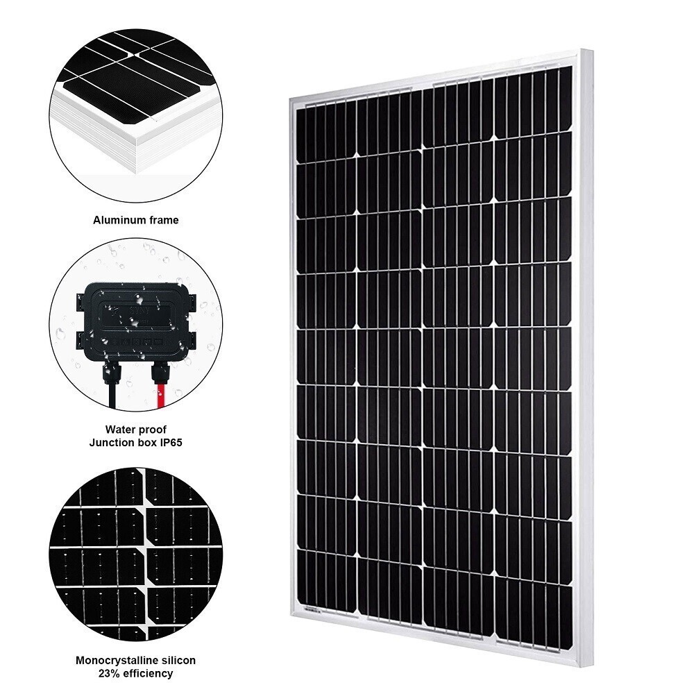 300W Watt Solar Panel Kit 12V Mono Solar Panels RV Marine Home Camping Off Grid