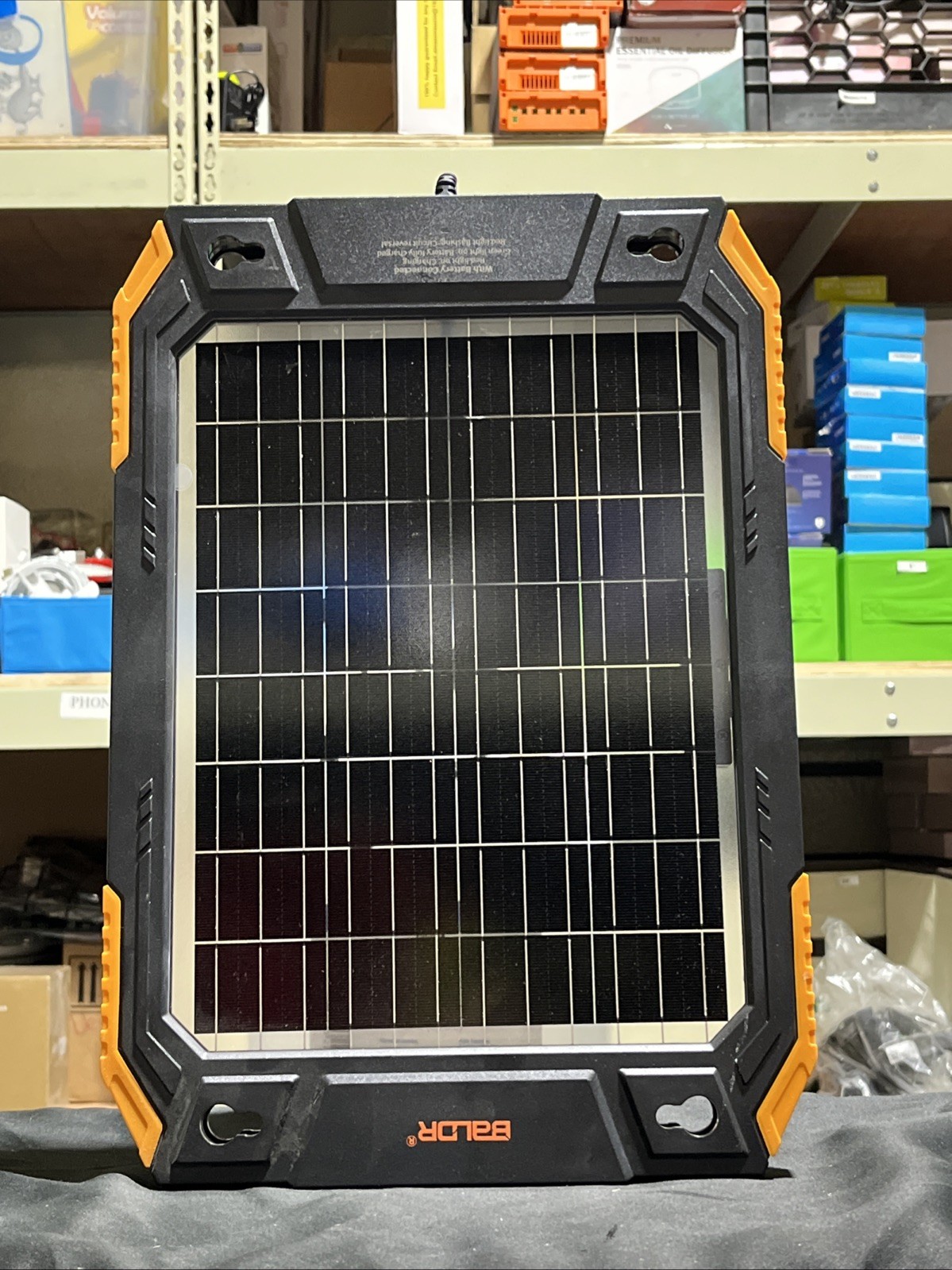 BALDR 12V 13W Solar Car Battery Charger, MPPT Technology, IP67 Waterproof, Doubl