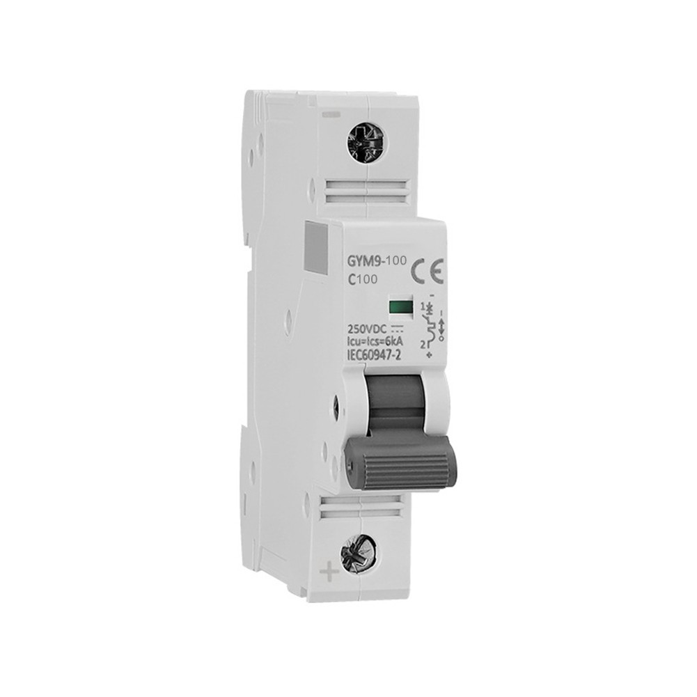 Flame Retardant ABS 1P DC Circuit Breaker with Short Circuit Protection