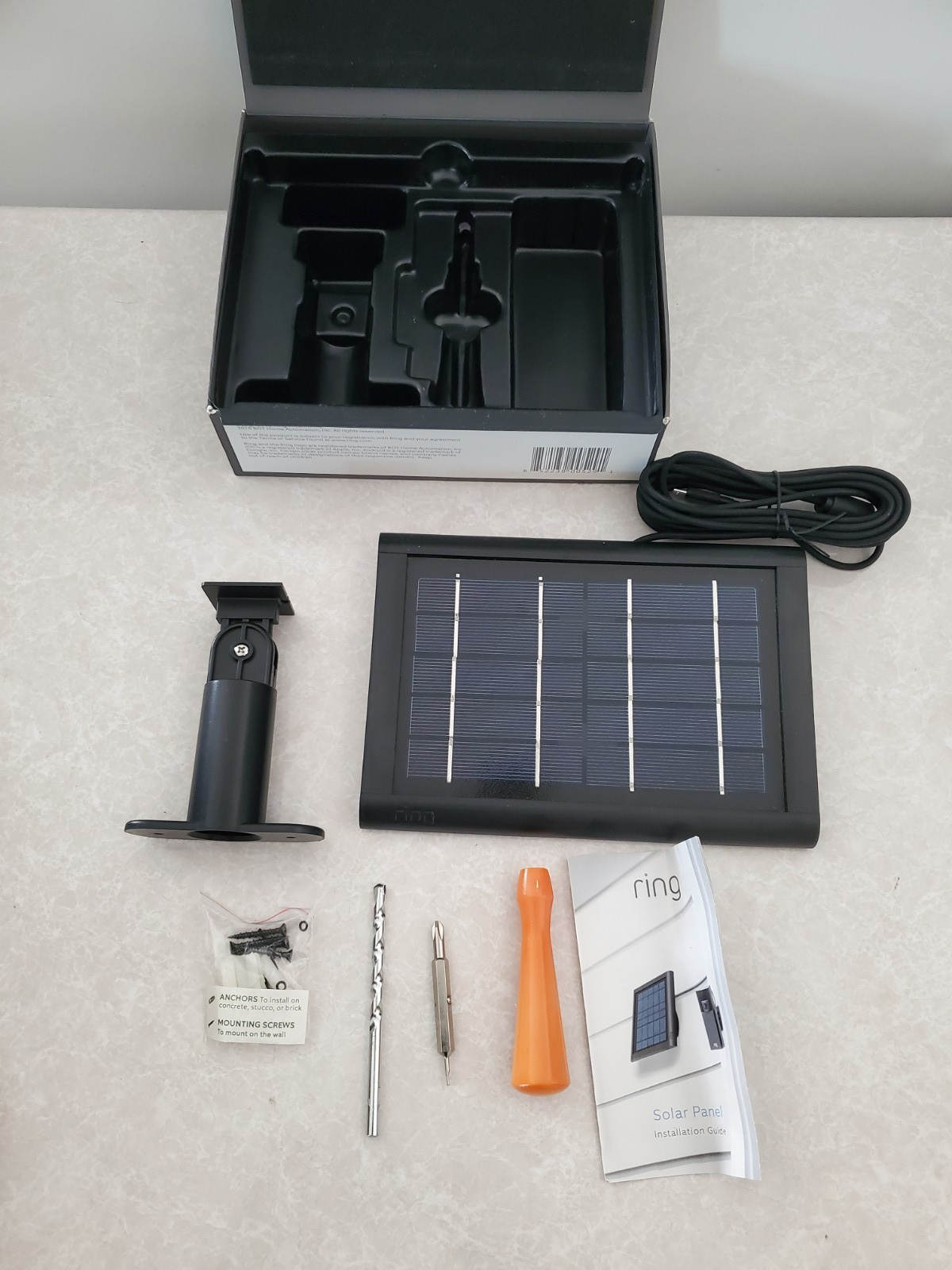 Ring Solar Panel Model: Solar Panel V2 – Black