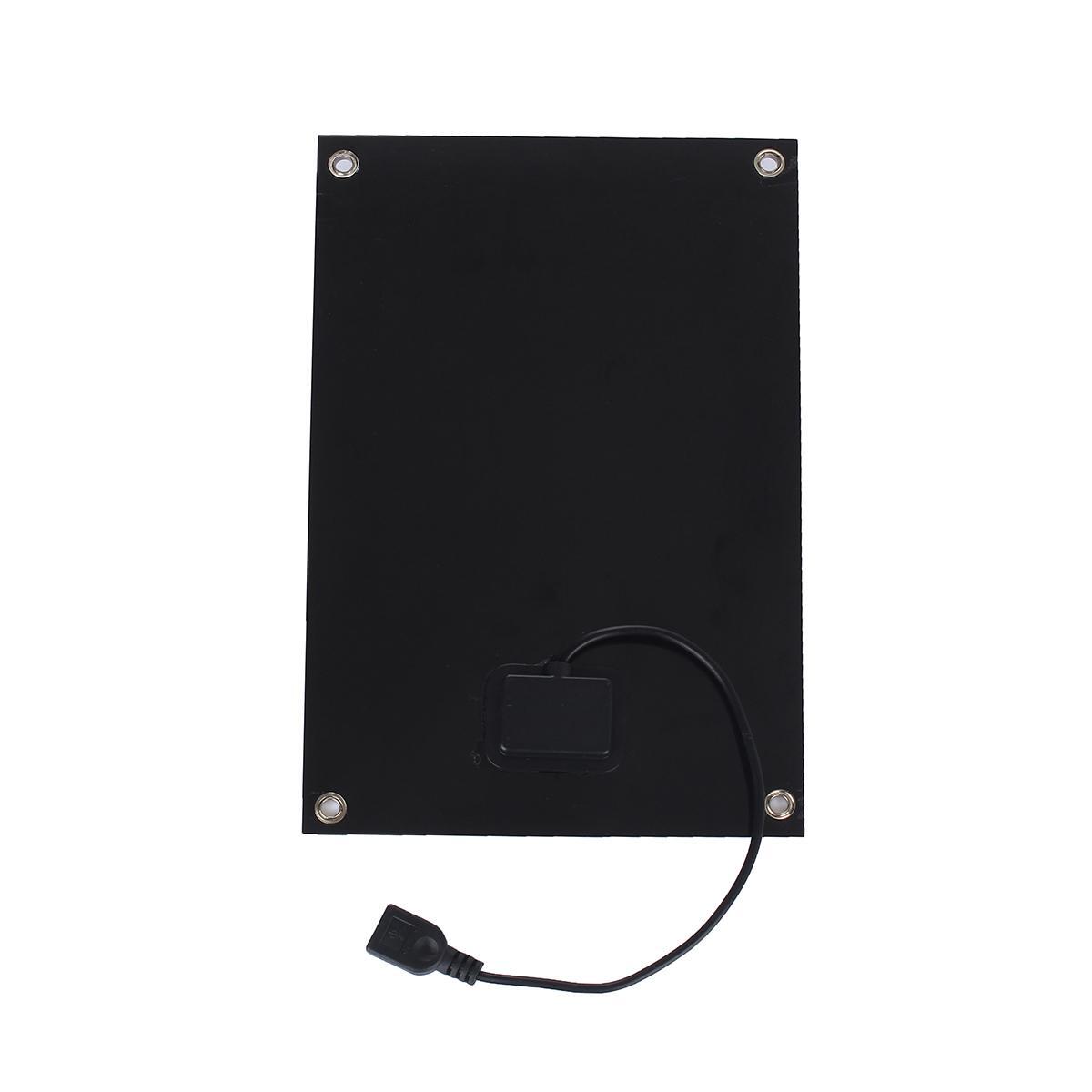 Portable 6W 5V 1.2A Solar Panel Battery Charger USB Phone Home Lamp Power Bank