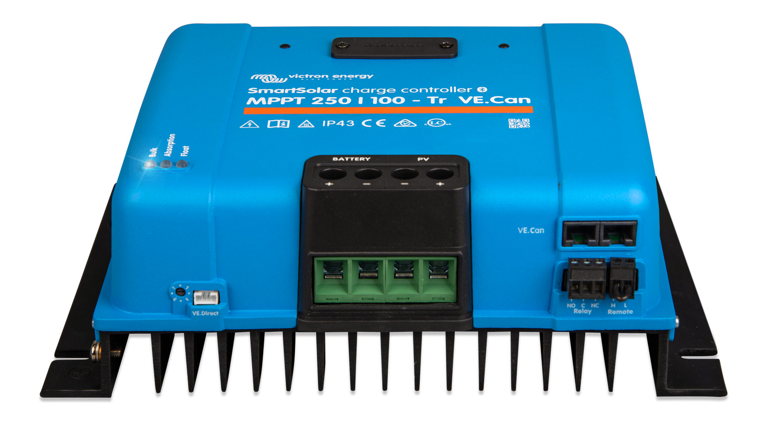 Victron SmartSolar Charger MPPT 250/100-Tr VE.Can Bluetooth SCC125110512