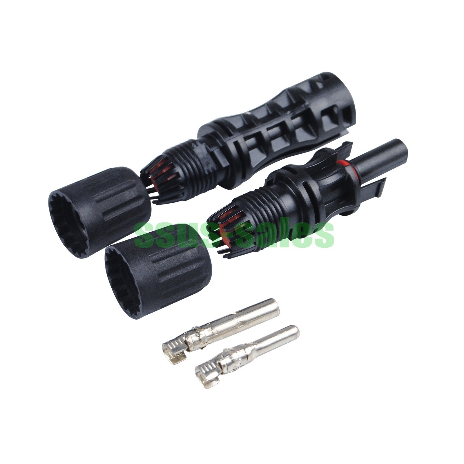 X4 MC4 Solar Connectors 1500V 30A Male Female Plug Socket PV Panel Cable