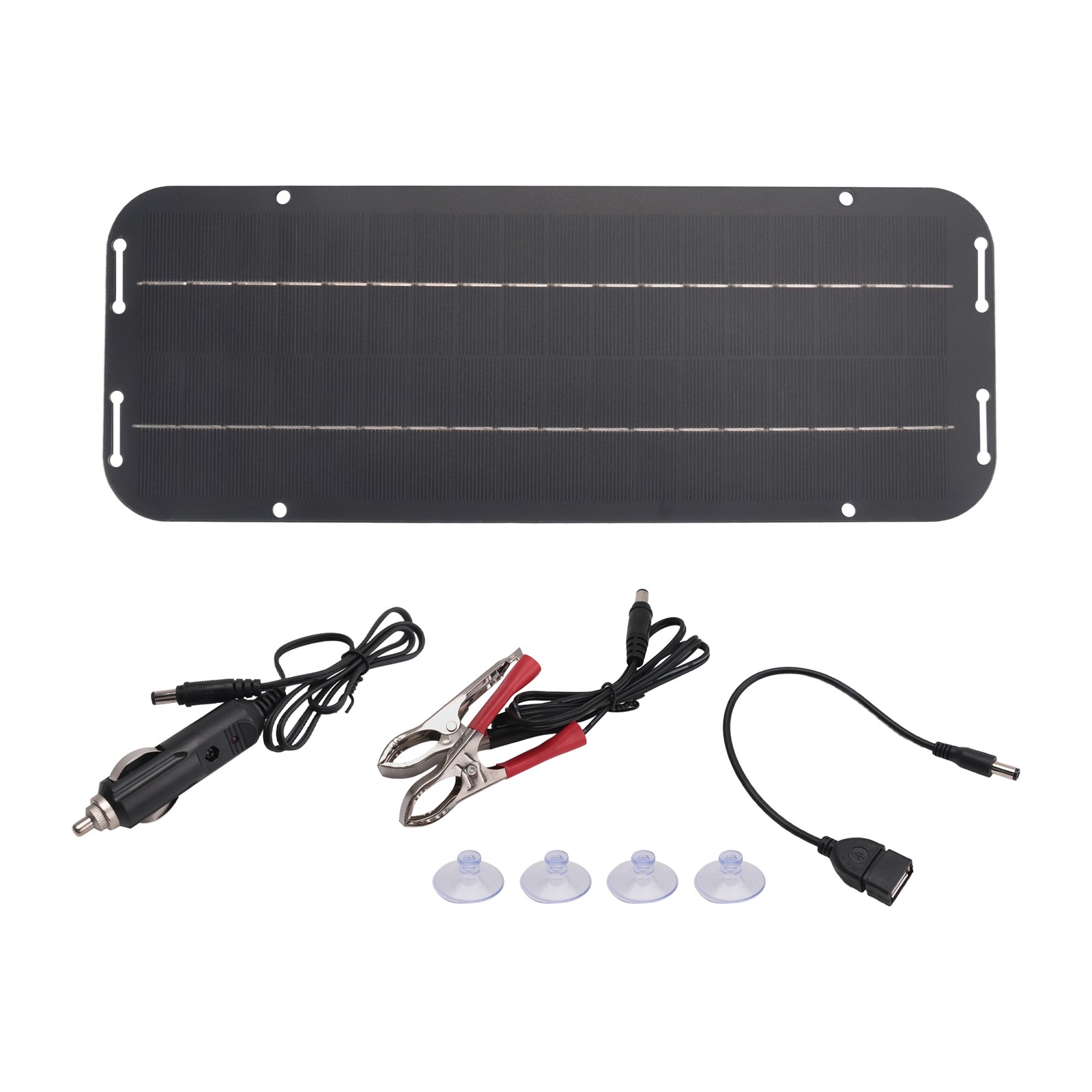 12V 6W Solar Panels Car Motorcycle Kick Scooter Portable Solar Panel Car 1058