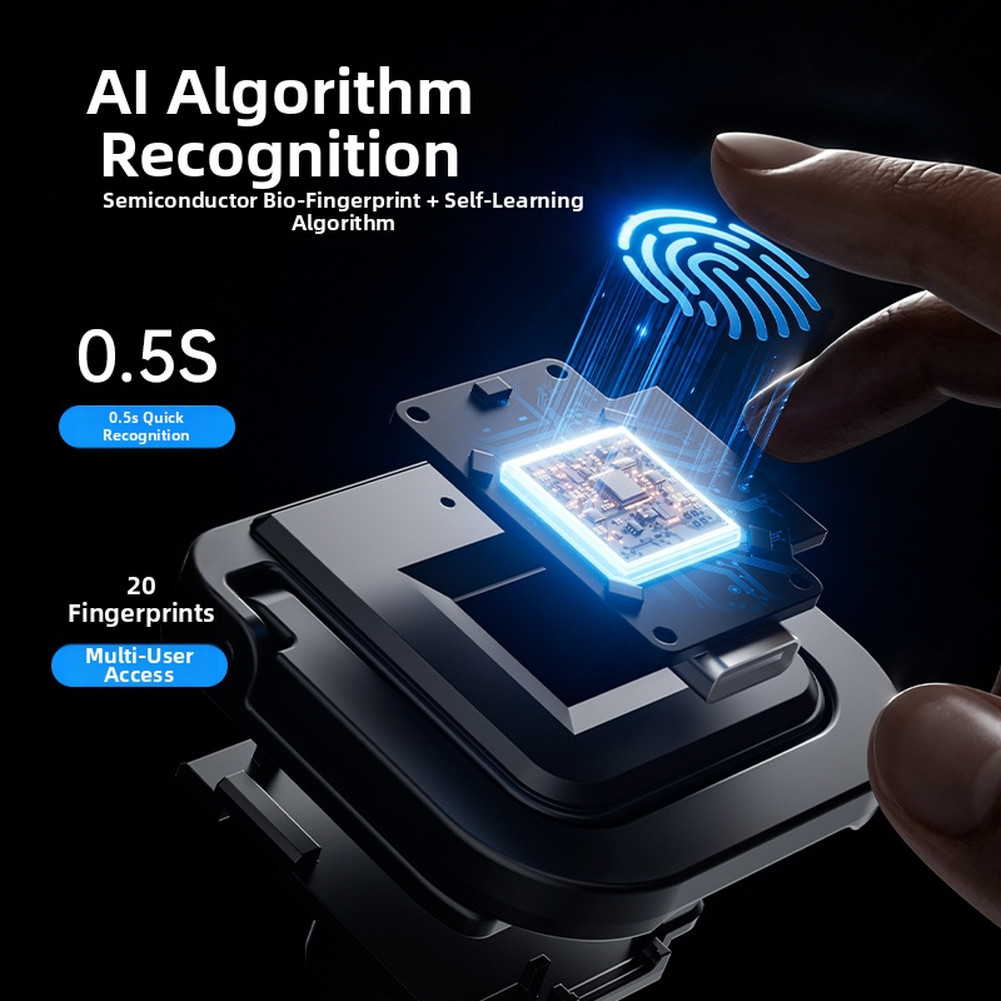 Fingerprint Lock Biometric Security For Home For Office Scratch-resistant Alloy