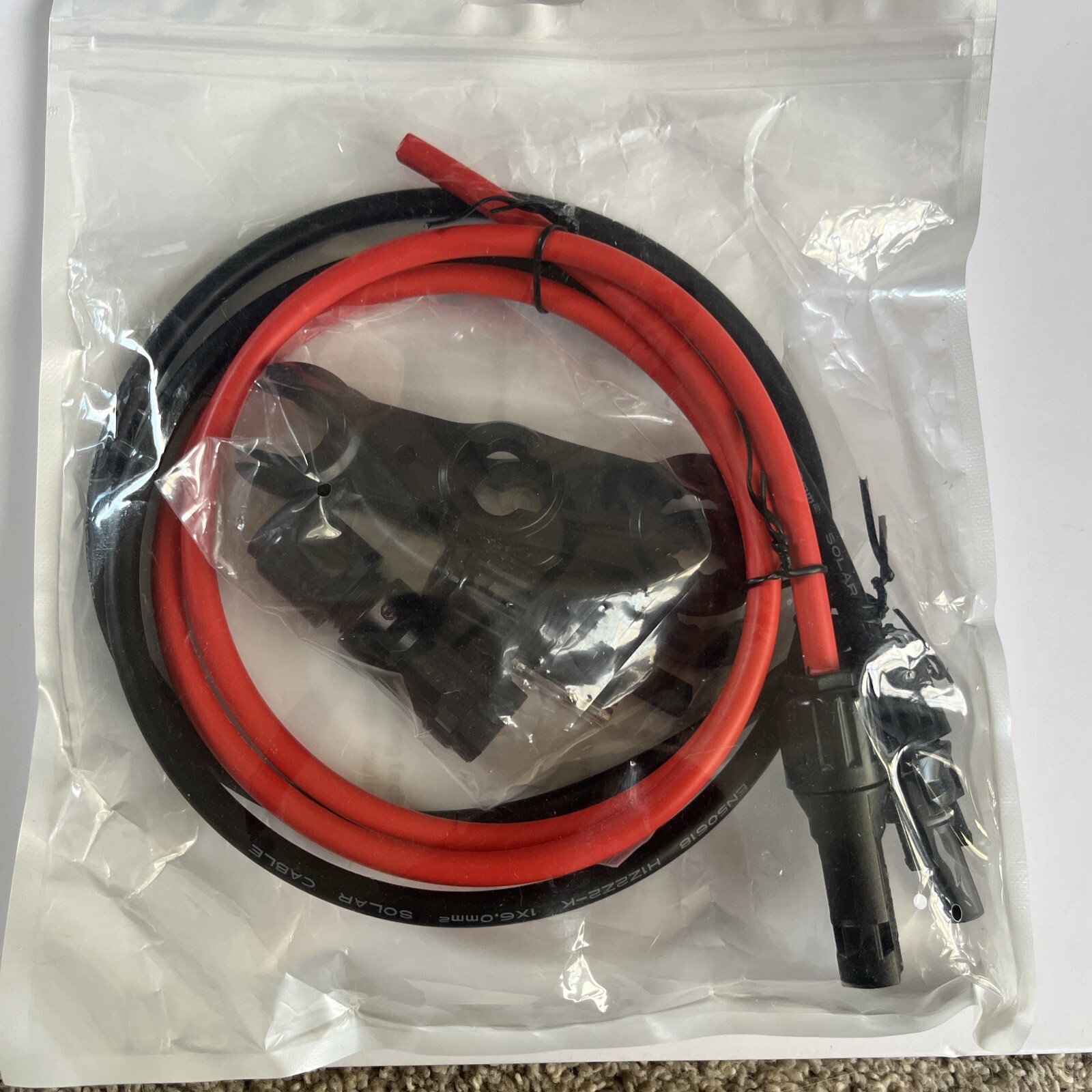SGANGCAR Solar Extension Cable (3 Feet) Solar Panel Cable