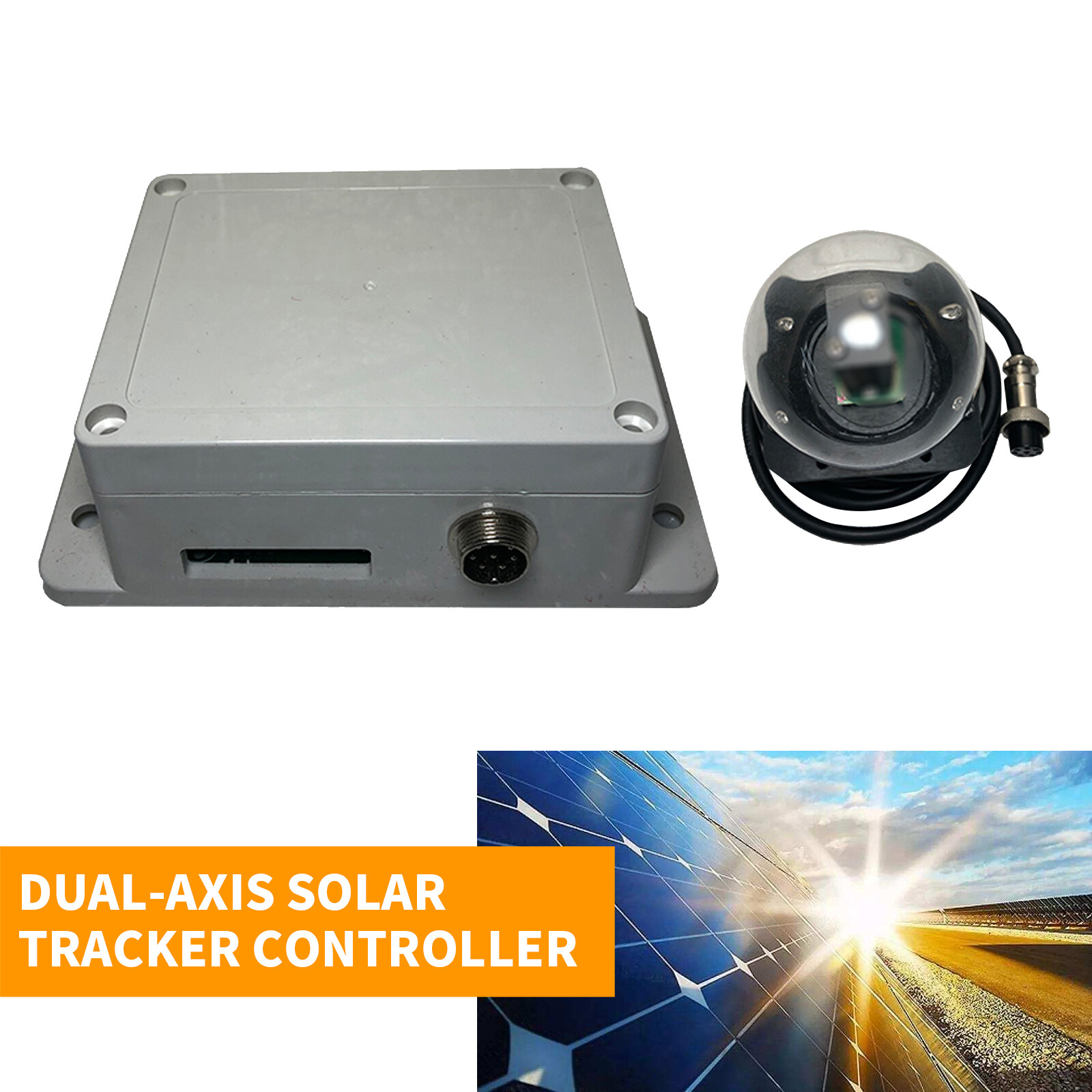 Dual-Axis Solar Tracker Controller Solar Track Support Automatic Manual Working