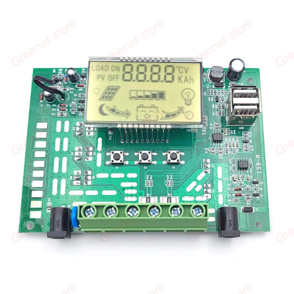 MPPT 30A 50A 60A 80A 100A Solar Panel Regulator Charge Controller Auto 12V/24V