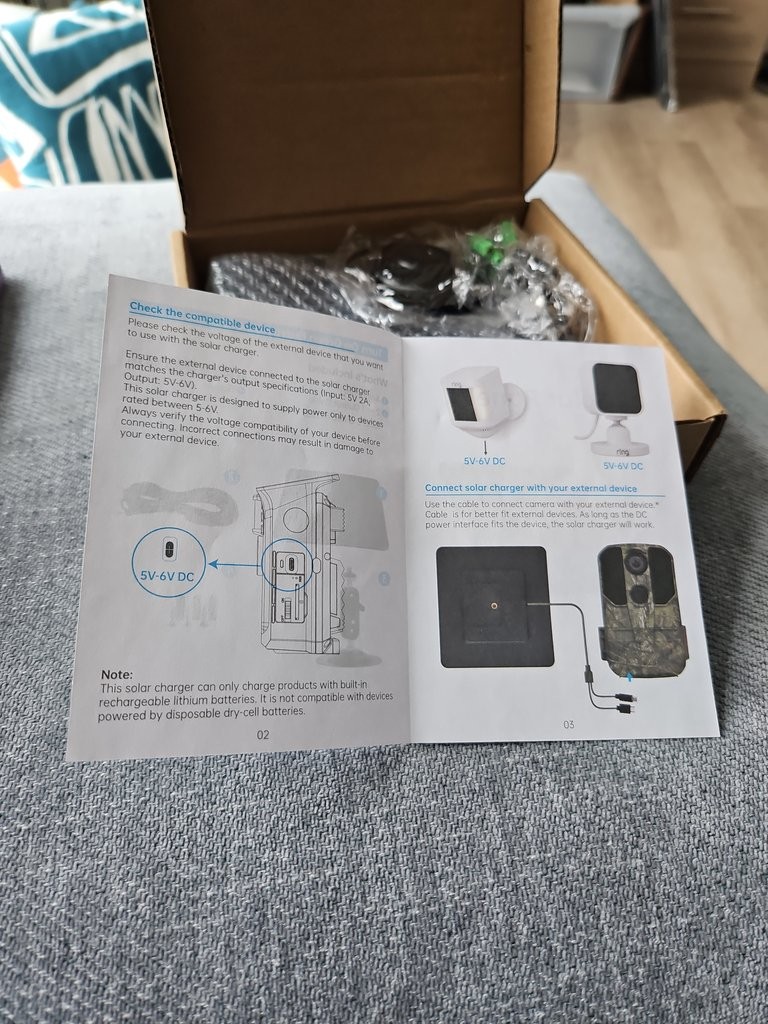 SP003 Solar Panel Charger with Accessories