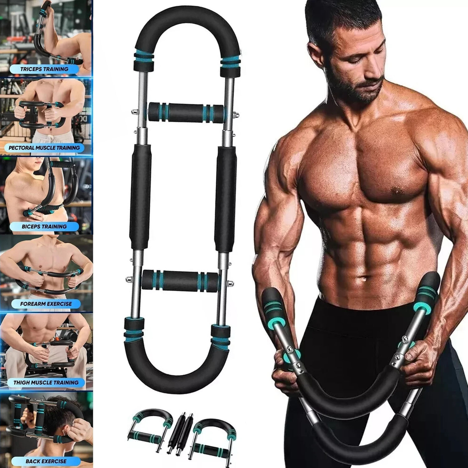 Saker Twister Arm Trainer, PowerTwist Arm Trainer, Adjustable Forearm Strengthen