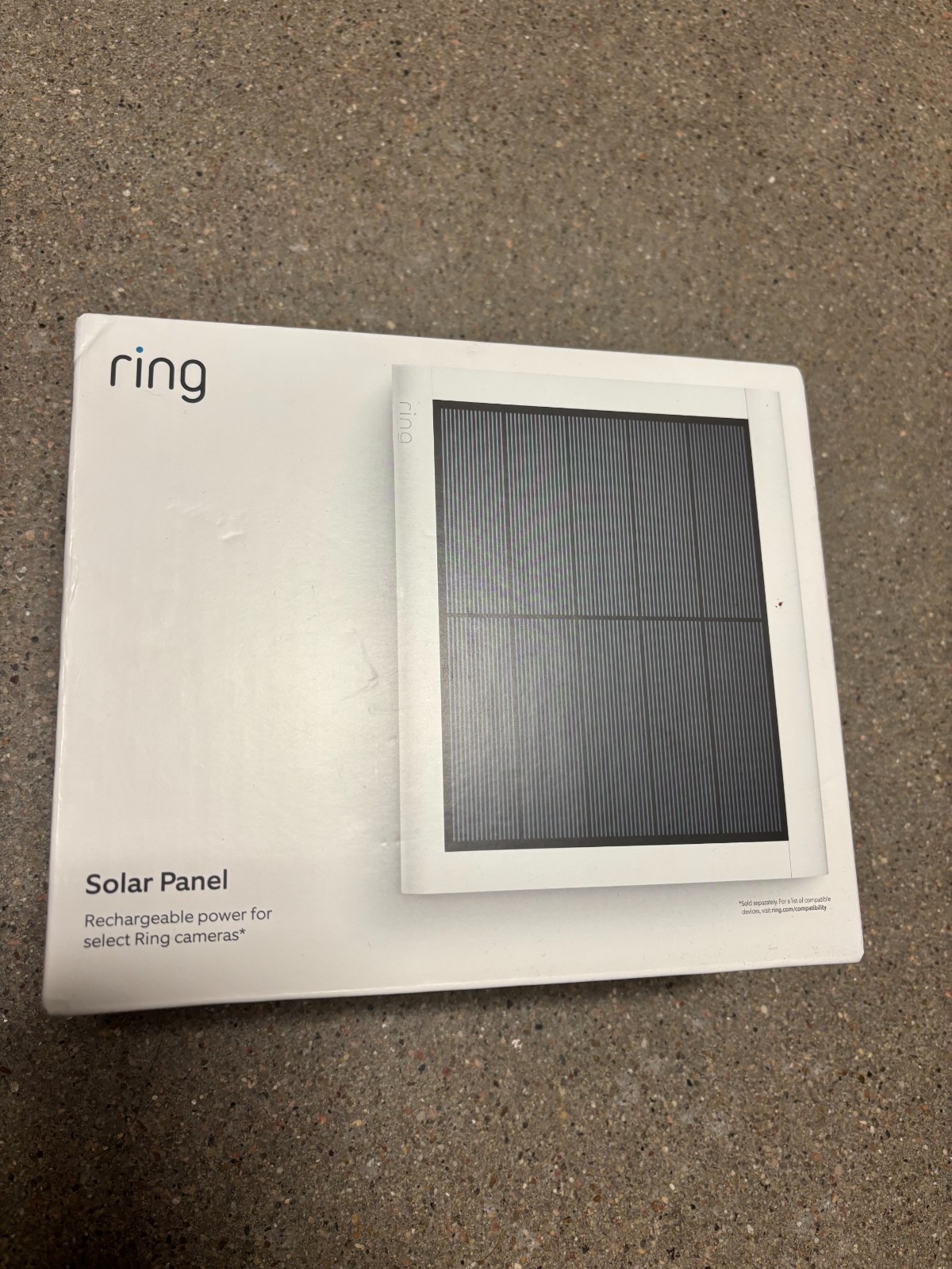 Ring 2nd Generation 4W Solar Panel for Select Ring Security Cameras – White