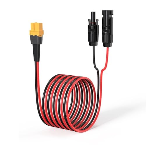 10AWG XT60 Solar Cable 2 10 25 35 50 75 100FT XT60 Extension Cable Solar 35FT