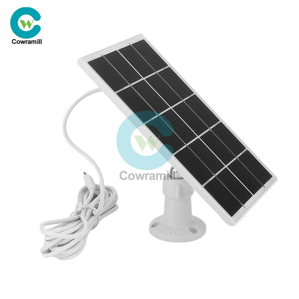 8W 5V Monocrystalline Solar Panel Type-C/DC5521 Interface Solar Charging Board