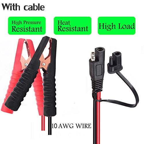 10AWG Battery Alligator Clips,SAE Quick Release 10AWG Alligator Clip to SAE