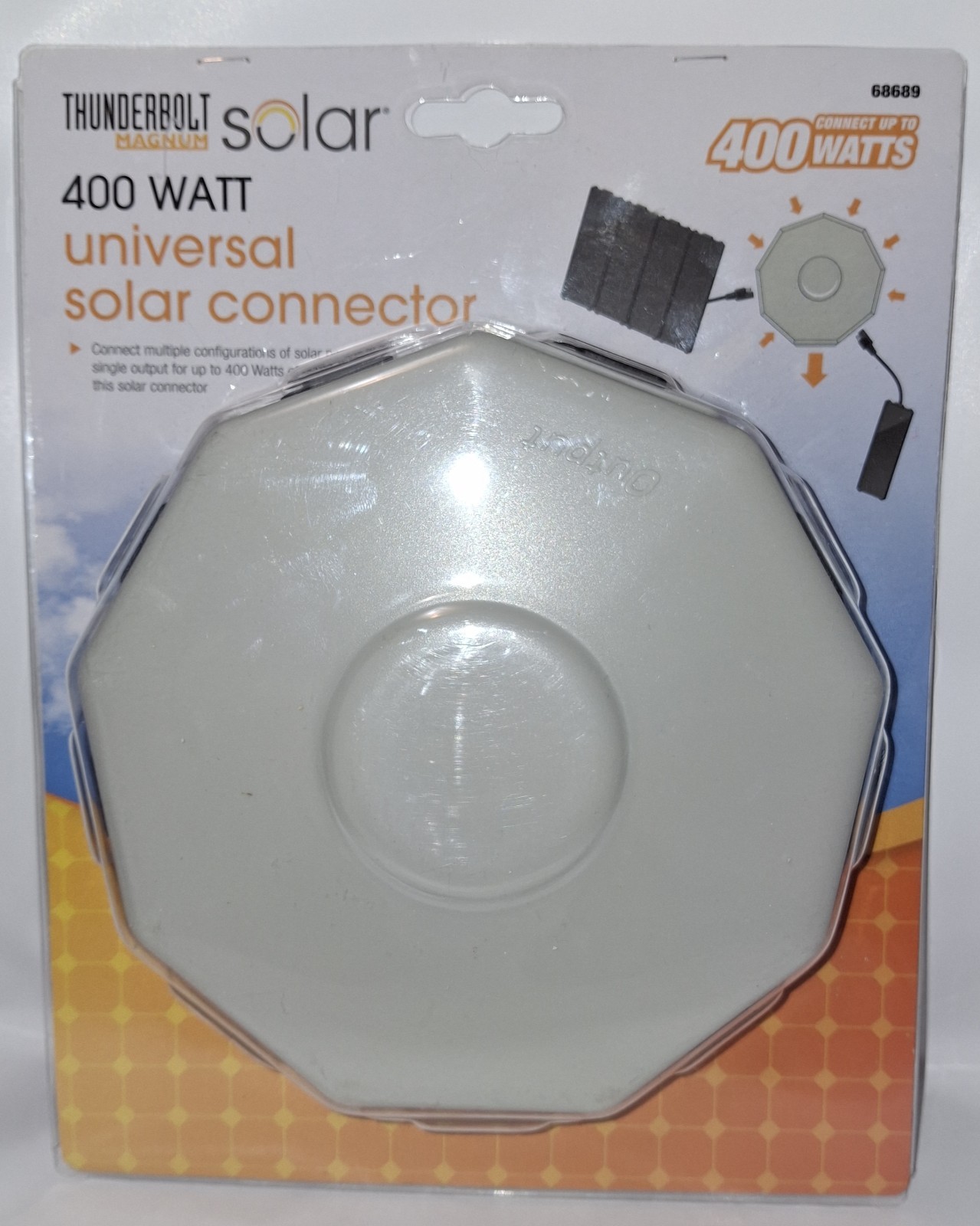 Thunderbolt Magnum 68689 Universal Solar Connector 8 Panel 400W Output