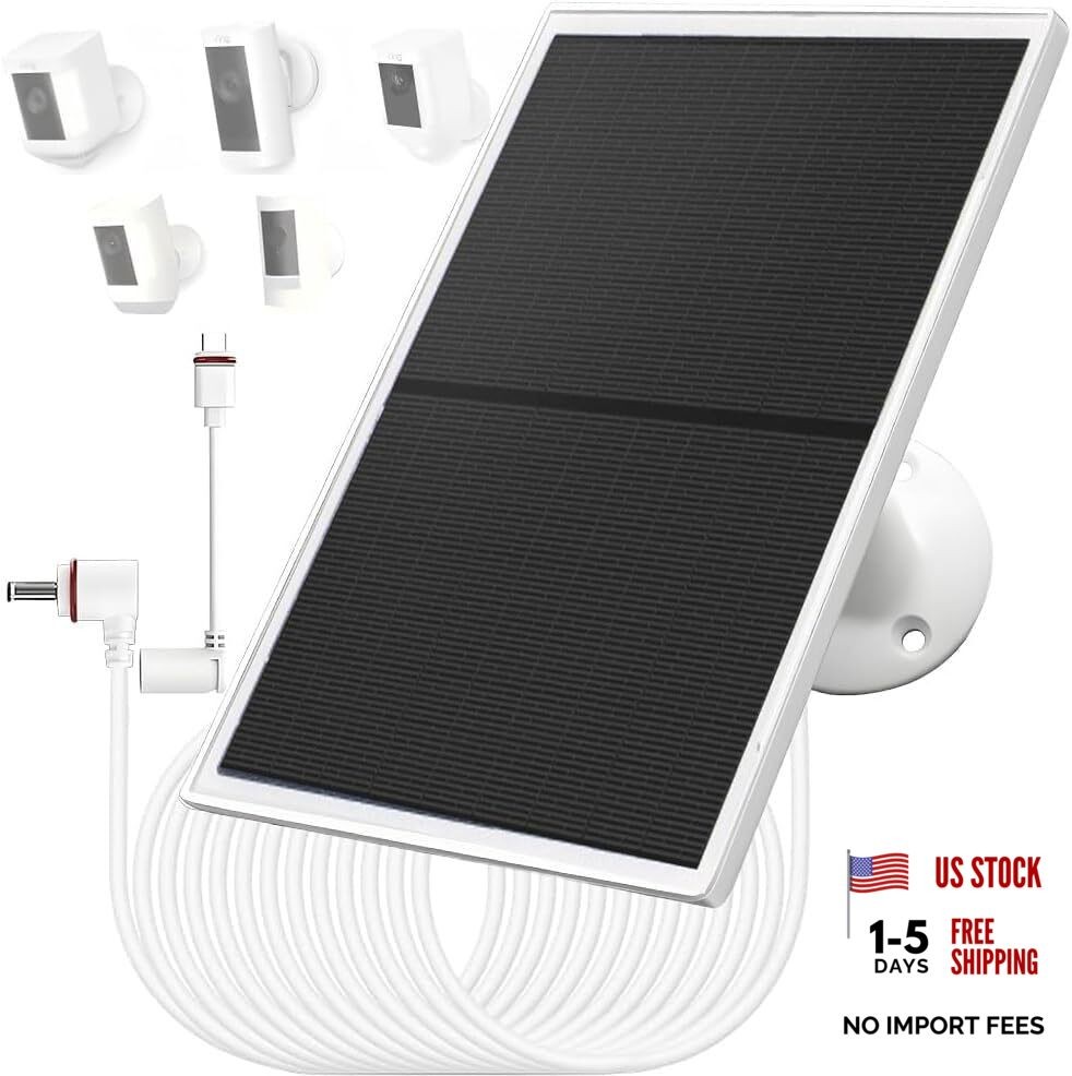 10W/5V Solar Panel Charger with Two connectors DC3.5 * 1.35 and USB 10W power
