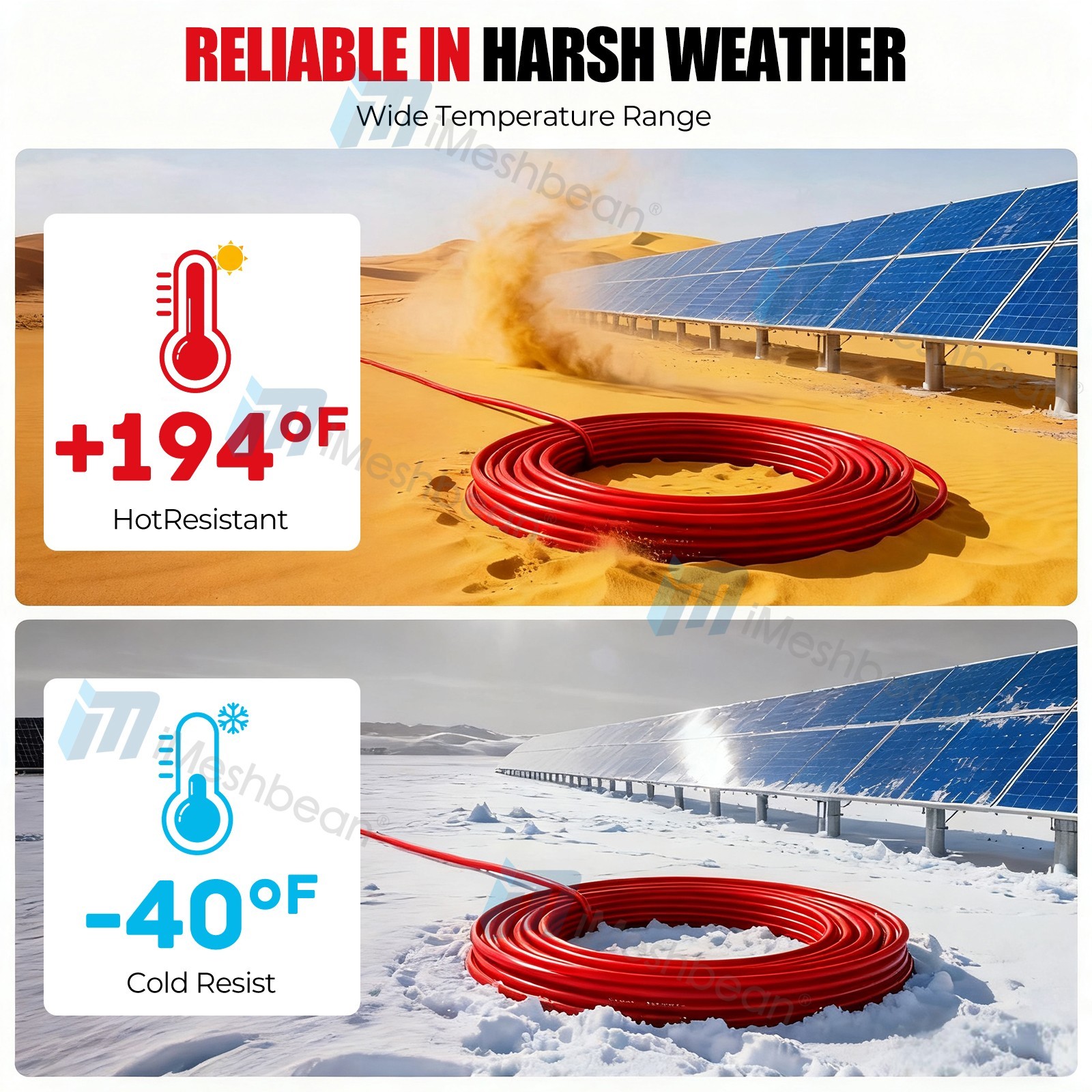 10AWG Solar Panel Extension Cable Tinned Copper Solar Cable PV Wire Connectors