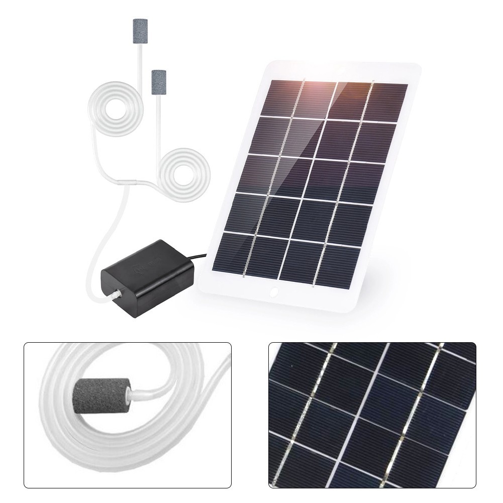 Outdoor Power Solution Aquarium Pump Fish Tank Oxygenator Automatic Activation