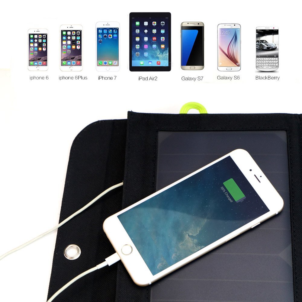 Solar Panel 5V 21W Built-in 10000mAh Battery Portable Solar Charger Waterproof