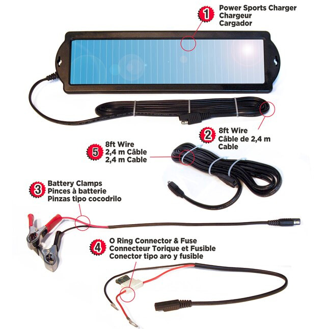 Sunforce 19-in x 5-in x 1-in 1-Watt Portable Solar Panel