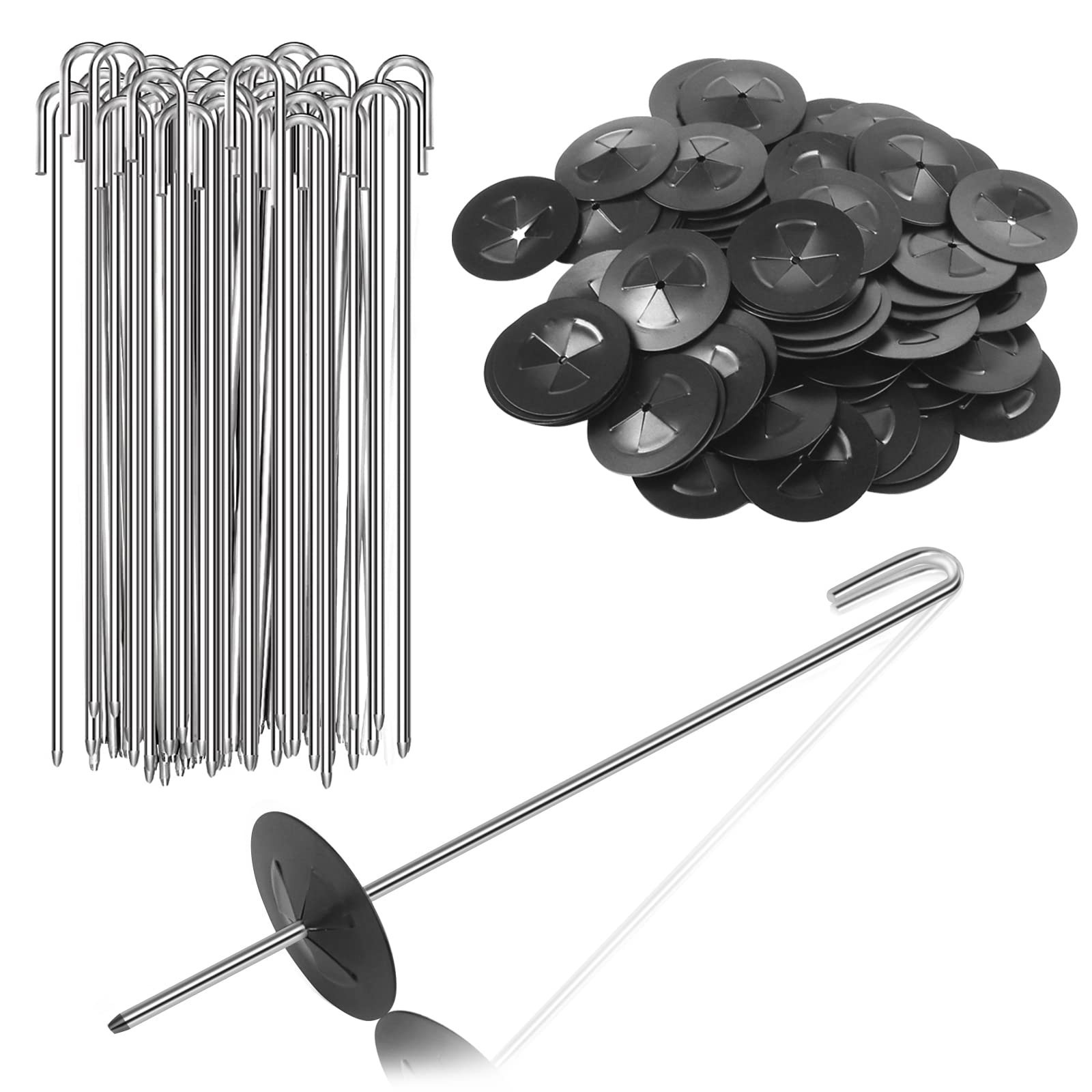 100 Sets Solar Panel Bird Guard Clips – Stainless Steel Fasteners for Squirrel &