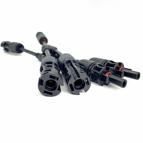 Solar Panel Y Branch Cable Connection Adapter Connector Extension Waterproof