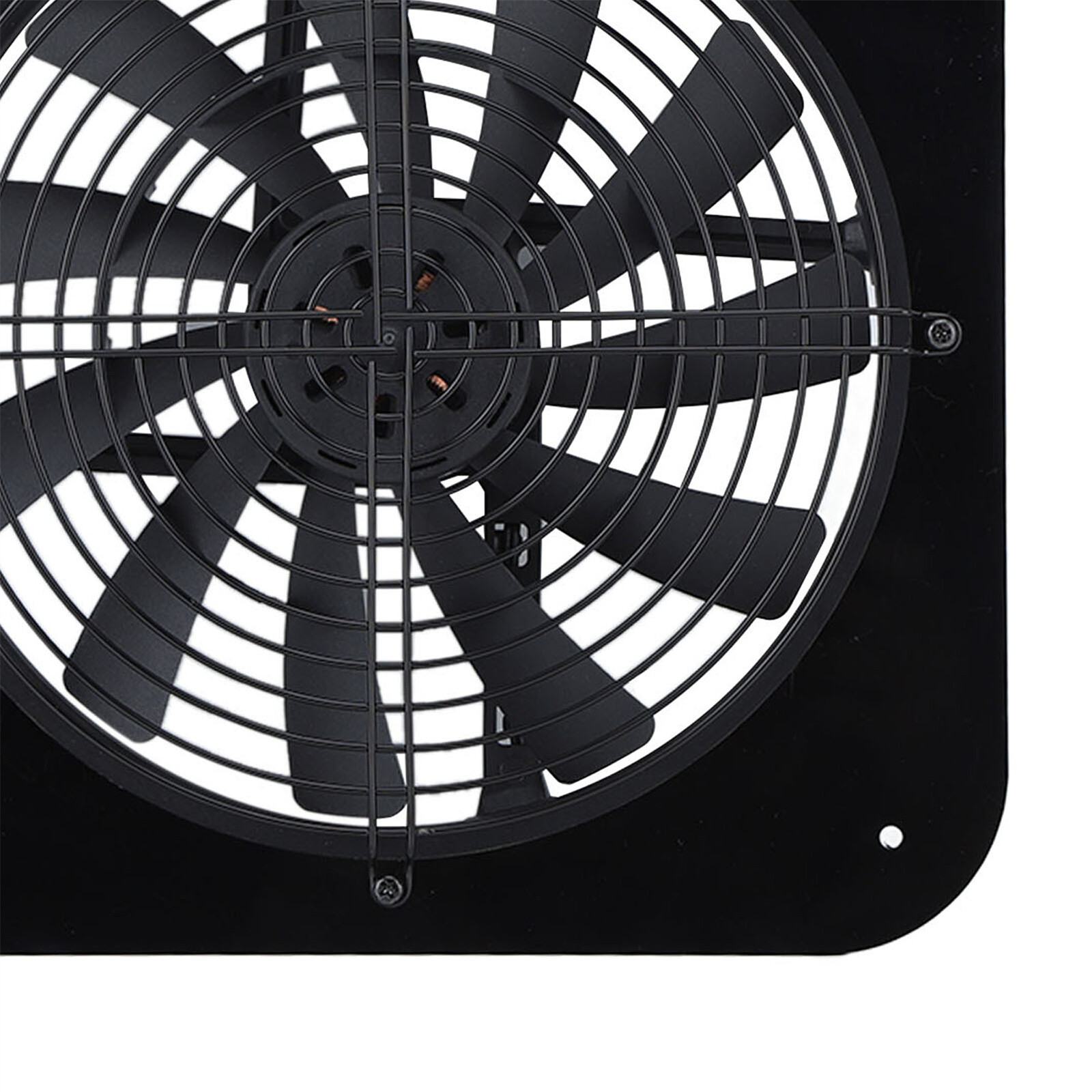 13in Solar Power Fan W/Solar Panel For Room Attic Kitchen Pet Cage Ventilation